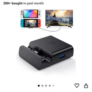 Nintendo Black Charging Dock for Switch